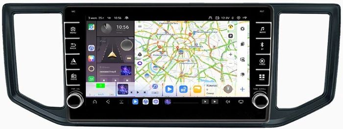Магнитола для Volkswagen Crafter 2017+ - Kuberg OL-1972 (кнопки и крутилки) Android 13, Быстрая, CarPlay, 4G SIM-слот