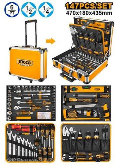 Набор инструментов 147 пред. SUPER INGCO HKTHP21471 INDUSTRIAL