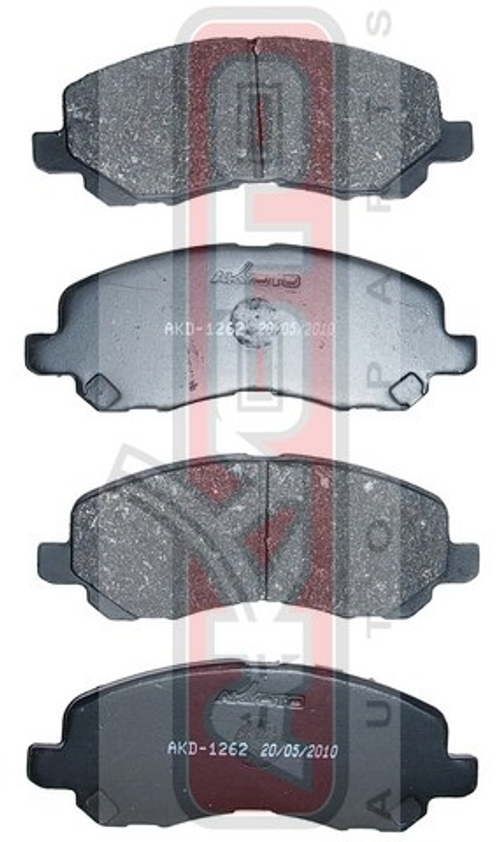 Колодки тормозные дисковые передние AKYOTO AKD1262