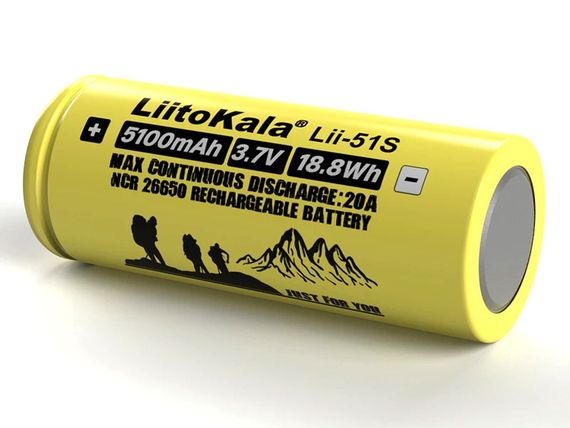 Аккумулятор Li-Ion LiitoKala Lii-51S 26650 5100 mA/h