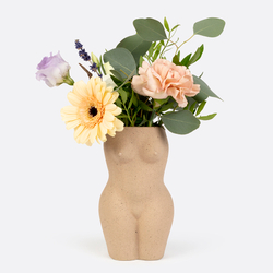 Ваза для цветов 18.8см Doiy Body White