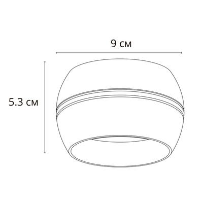 Точечный накладной светильник Arte Lamp GAMBO A5551PL-1WH, 1хGX53