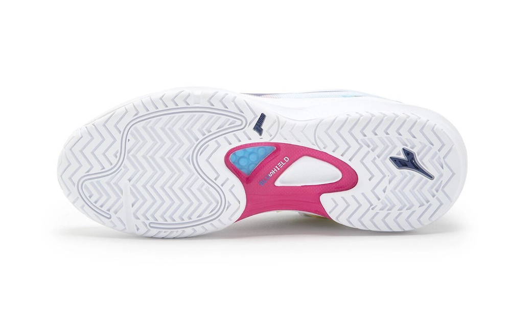 Женские Кроссовки теннисные Diadora Speed Blushield Fly 4 + AG - разноцветный