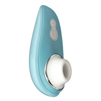 Голубой бесконтактный клиторальный стимулятор 10,4см Womanizer Liberty Clitoral Stimulator Powder Blue WZ11GB0200