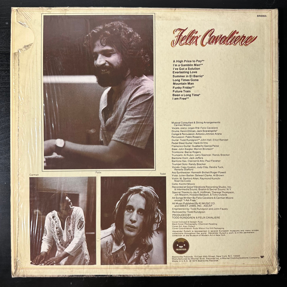 Felix Cavaliere ‎– Felix Cavaliere (США 1974г.)