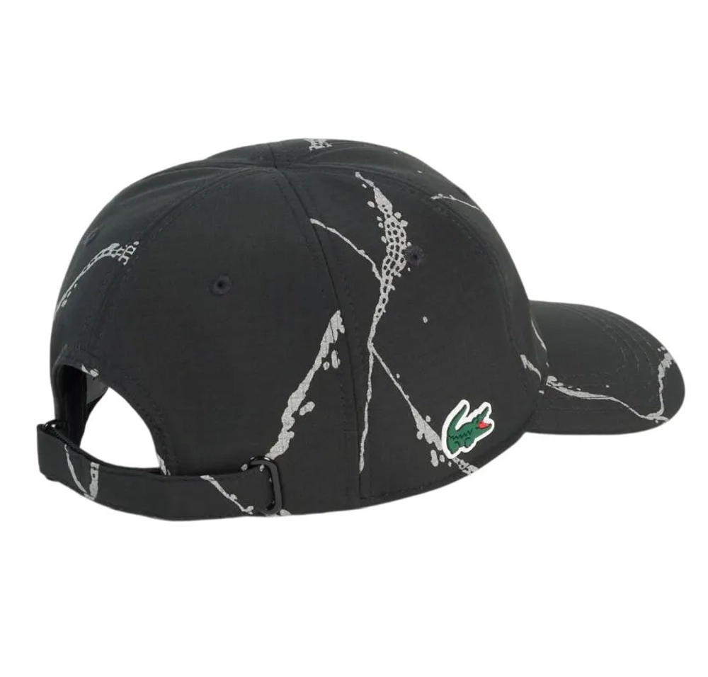 Теннисная кепка Lacoste Reflective Print Tennis - black