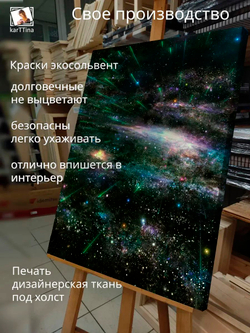 Картина "Далекие вселенные", для интерьера 30х40см 1шт.