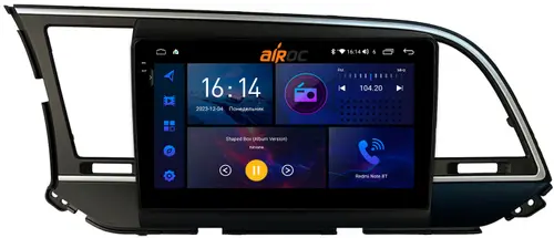 Магнитола для Hyundai Elantra 2016-2018 - AIROC 2K RI-2016 Android 12, Быстрая, QLed+2K, CarPlay, SIM-слот