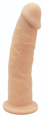 Телесный фаллоимитатор на присоске DILDO 7.5INCH - 19 см. (Цвет: телесный)