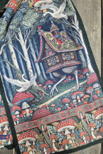 Scarf "Visiting Baba Yaga"
