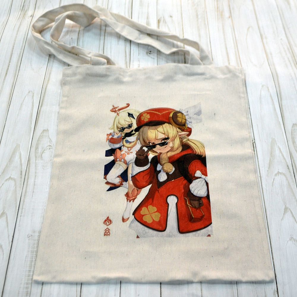 Шоппер "Genshin Impact / Геншин - Паймон и Кли"