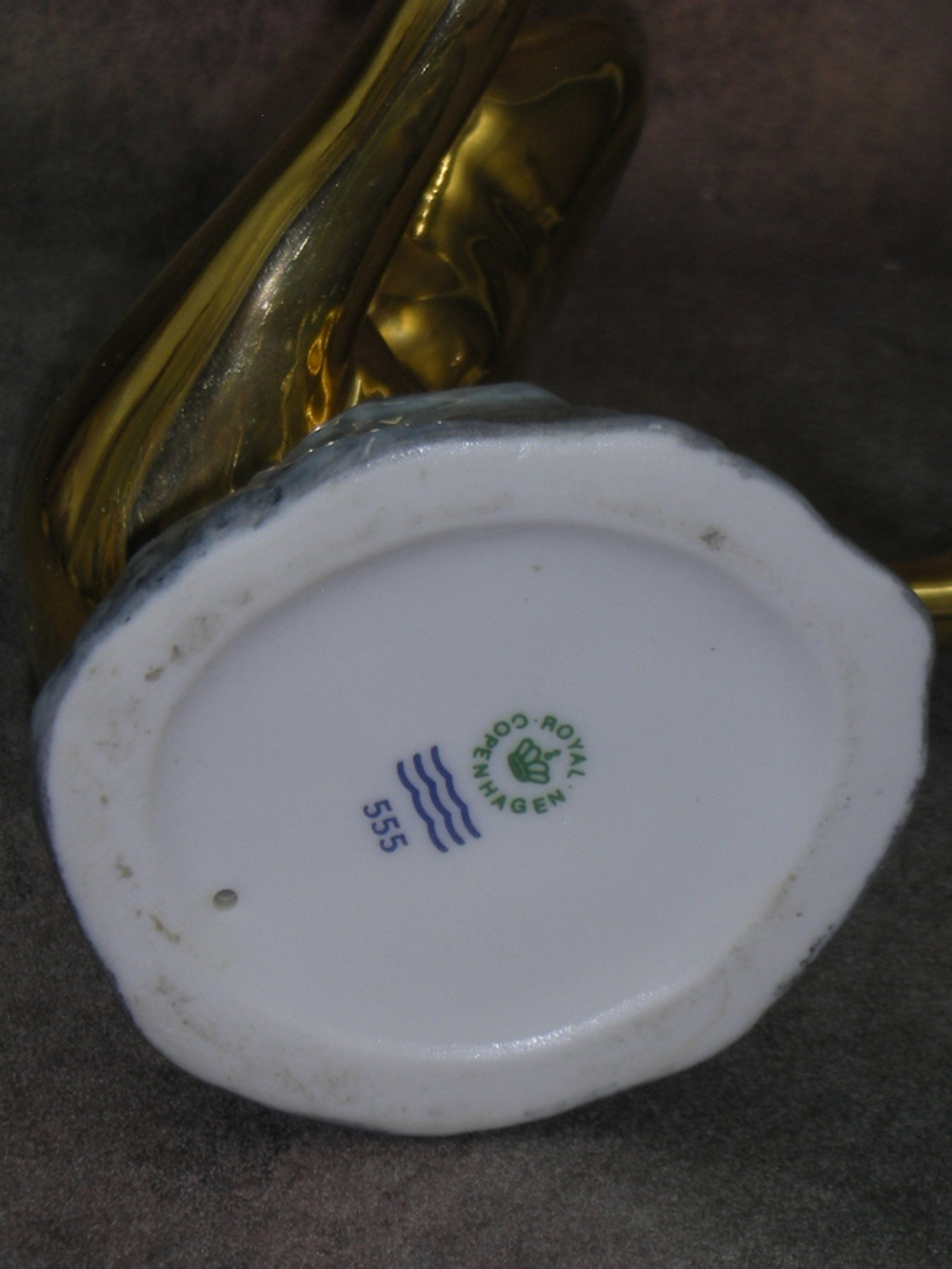 Статуэтка. Фарфор. Лягушка гимнастка. Royal Copenhagen. Дания
