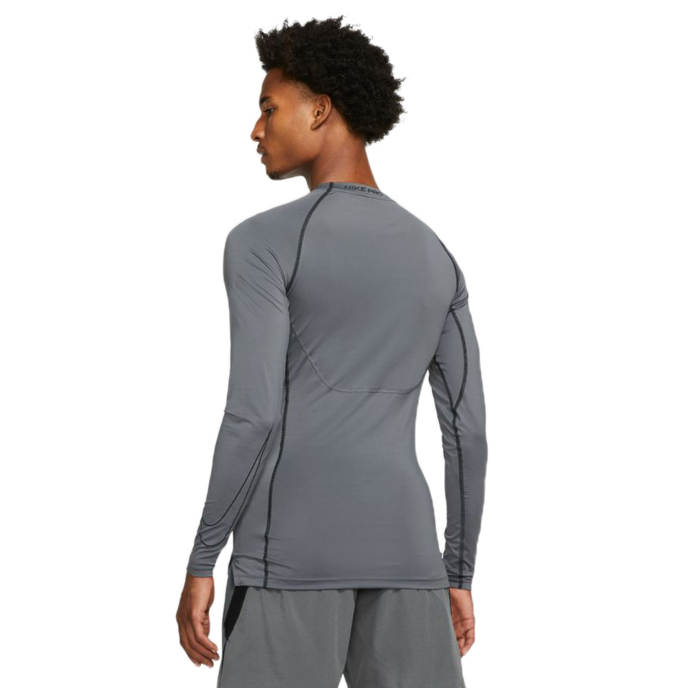 Компрессионка  Nike Pro Dri-Fit Tight Top LS M - серый