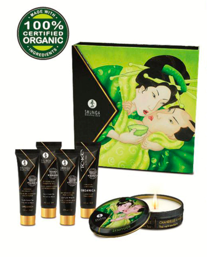 Shunga Geisha's Secret - Набор, Экзотический зеленый чай, 5 предметов