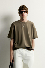 ФУТБОЛКА RELAXED FIT ИЗ МОДАЛА — ZARA
