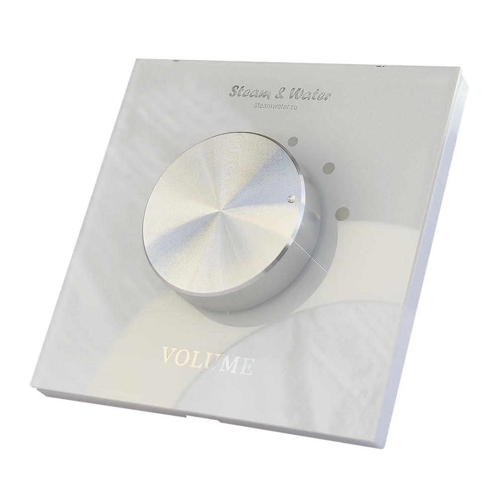 Настенный регулятор громкости звука настенный Steam&water SOUND CONTROL White 50 (Цвет черный, 5 уровней громкости, 4-8 Ом, 30W)