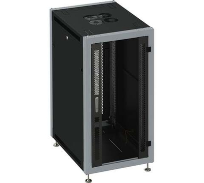 Коммутационный шкаф SYSMATRIX, 42U 600х800х2000 передняя дверь-стекло, задняя-2 створки SL 6842 914