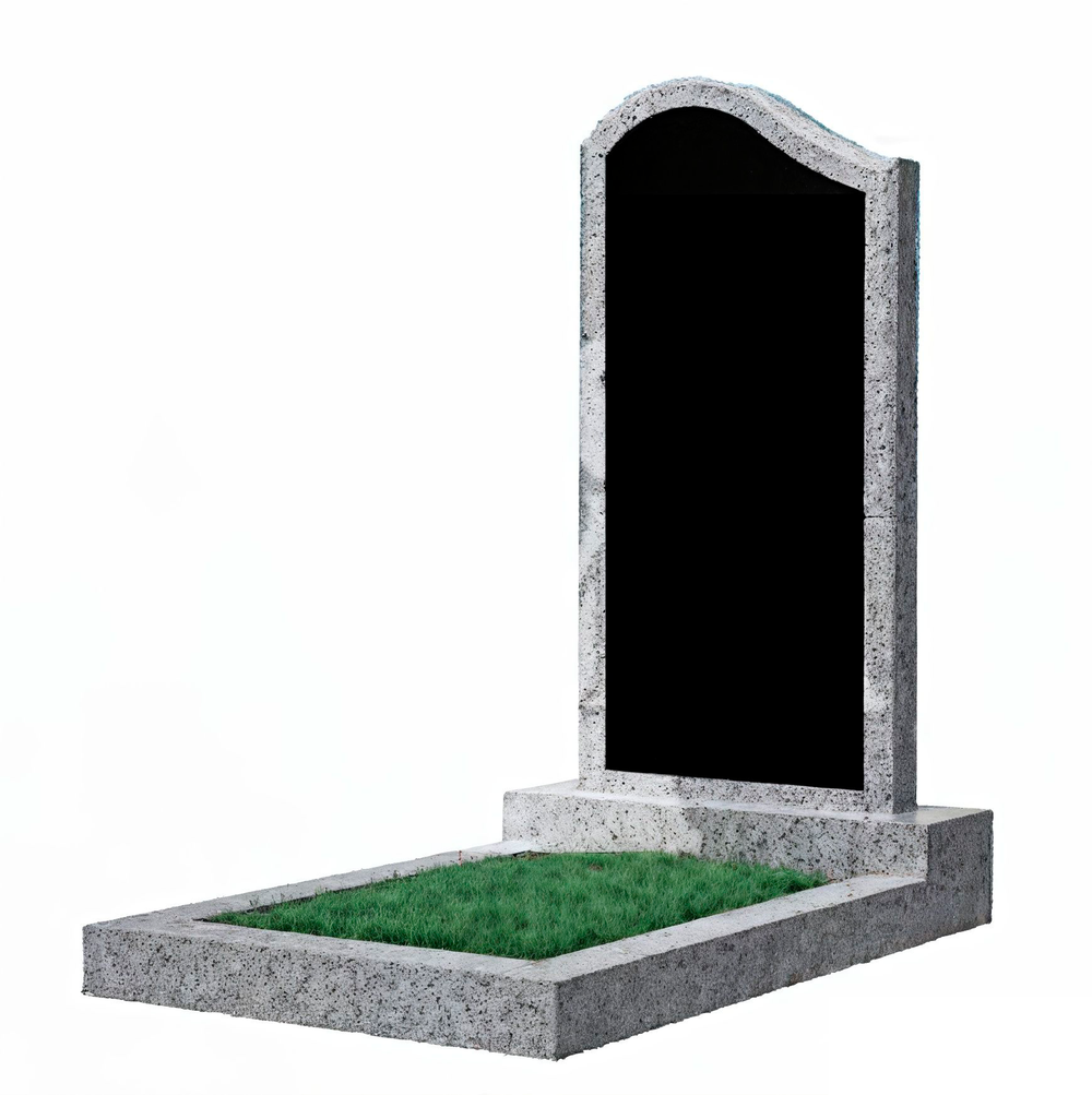 Памятник фигурный со вставкой (Black) JD-1 (комплект)