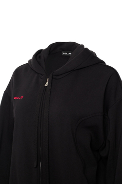 «Zip hoodie in love» Худи на молнии с вышивкой.