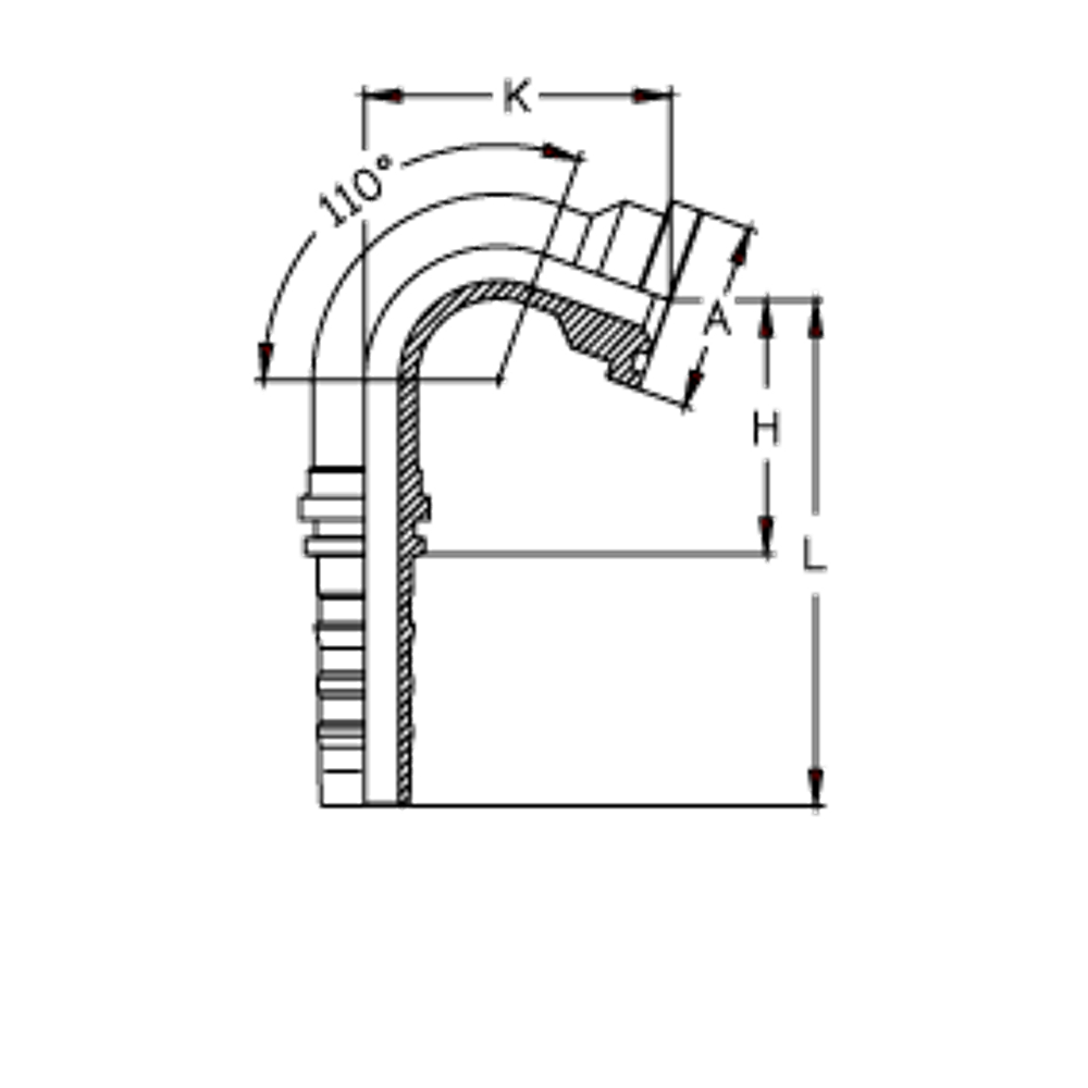 Фитинг DN 50 SFL 2 71.4 (110) CS TIEFFE Фитинг DN 50 SFL 2 71.4 (110) CS TIEFFE
