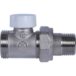 Клапан балансировочный прямой STOUT - 3/4" x 1/2" (НР/НР-американка, PN10, Tmax 120°C)