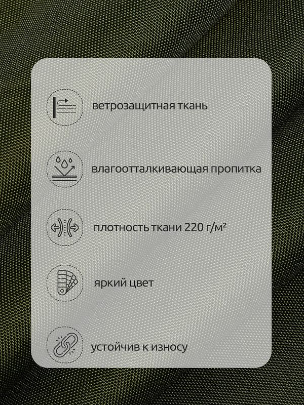 Оксфорд 600D PU1000 220 г/м², 150 см / 10 метров, ОКС.TBY600D.S305.10, S305 хаки