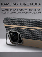 Дизайнерский чехол для IPHONE 16 PRO с камерой-подставкой и MagSafe