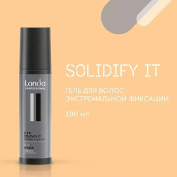 Londa Men SOLIDIFY IT Гель для укладки волос экстремальной фиксации 100 мл
