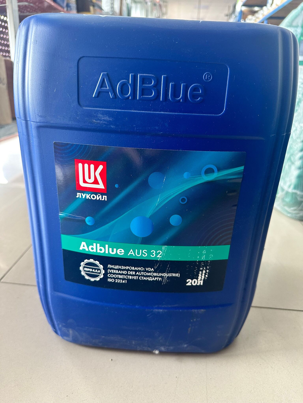 Жидкость для обработки выхлопных газов ЛУКОЙЛ ADBLUE, мочевина, 20л