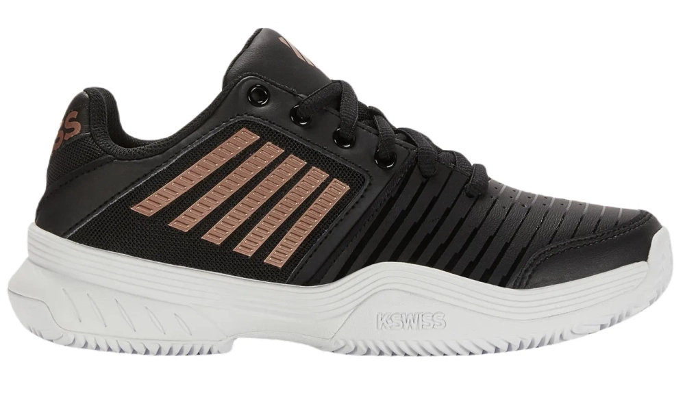 Женские теннисные кроссовки K-Swiss Court Express HB - black/white/rose gold