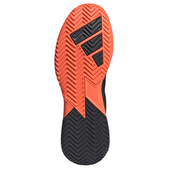 Теннисные кроссовки Adidas Defiant Speed 2 M - core black/core black/lucid orange