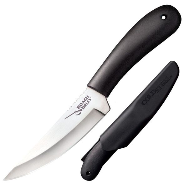 Цена наНож с фиксированным клинком Cold Steel Roach Belly, сталь 1.4116, рукоять полипропилен, черный