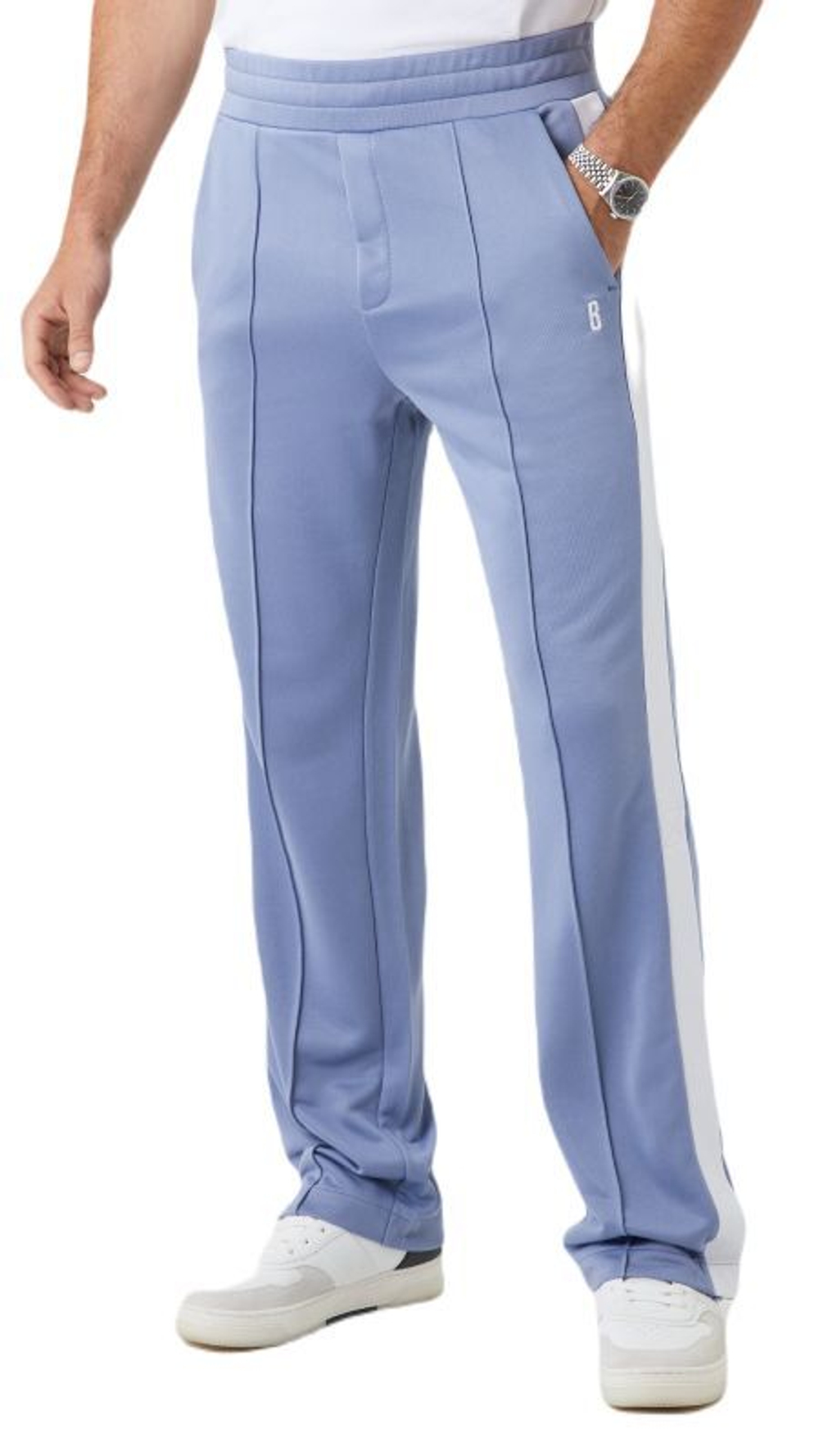 Мужские теннисные штаны Björn Borg Ace Track Pants - stonewash