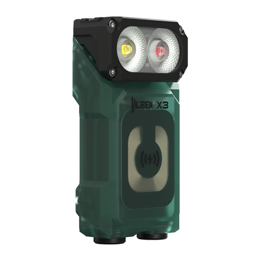 Светодиодный фонарь Wuben X3 Green Pro