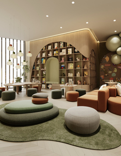 ЖК "THE WILDS RESIDENCES", ОАЭ, Дубай . Современная жизнь переплетается с нетронутой природой среди зелени, журчащих ручьев и живописных парков