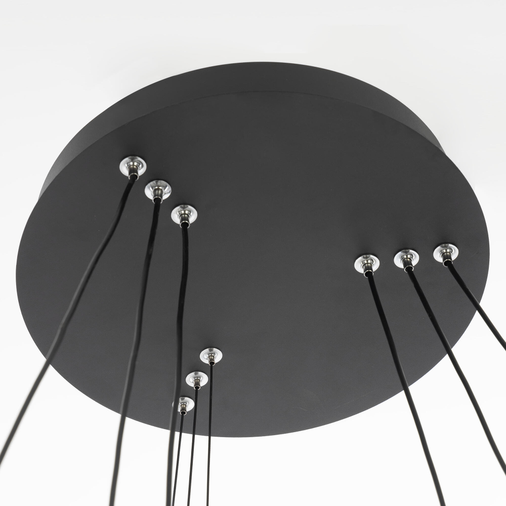 Citilux Дуэт CL719681 LED Люстра подвесная с пультом Чёрная