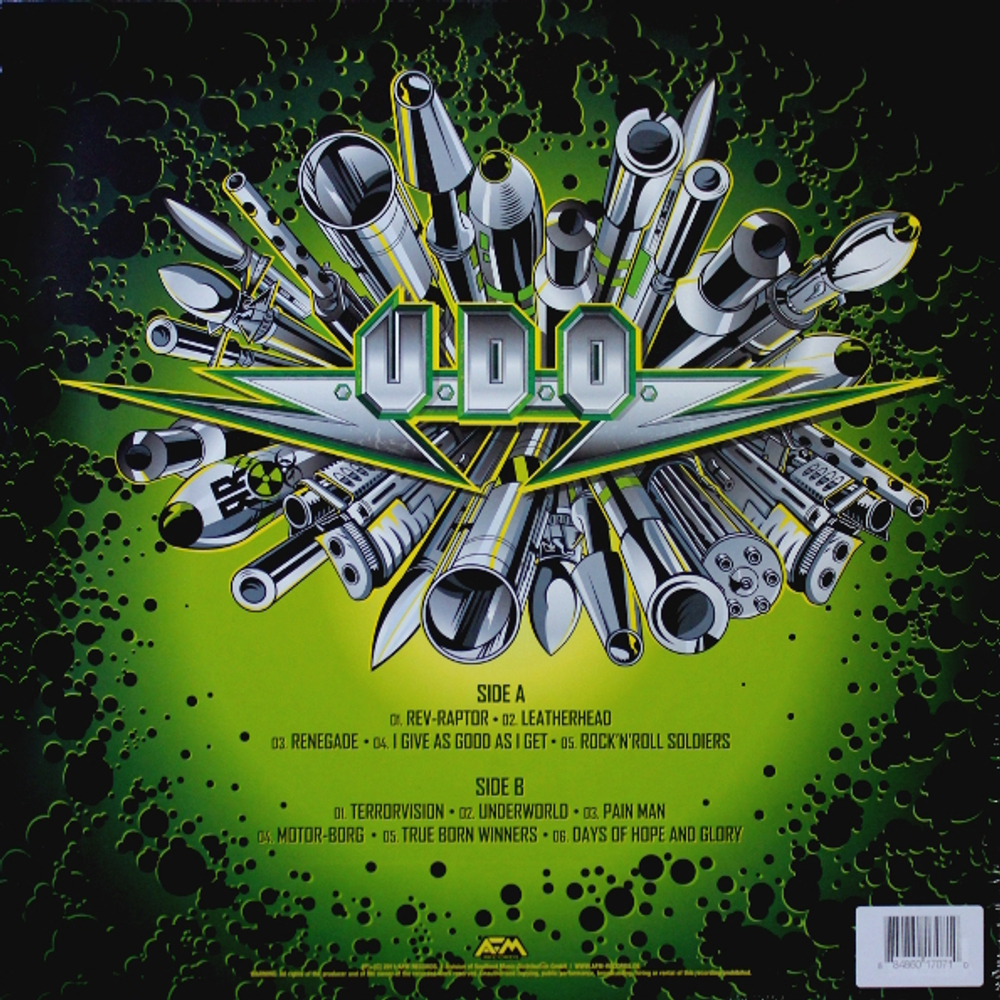 U.D.O. / Rev-Raptor (Yellow Vinyl)(LP)
