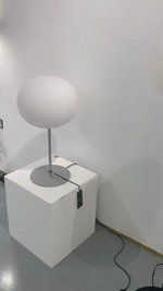 Table design lamp Glo Ball T1/T2 by Flos (Silver)