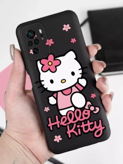Чехол на Xiaomi Redmi Note 10 с принтом Hello Kitty