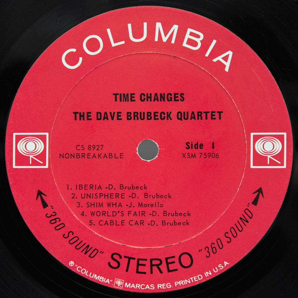 The Dave Brubeck Quartet - Time Changes - 1964 USA OG Press
