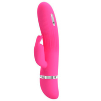 Розовый вибратор с электростимуляцией 19,2см Pretty Love Ingram BI-014663