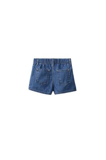 ZARA ДЖИНСОВАЯ ЮБКА-ШОРТЫ, СИНИЙ
