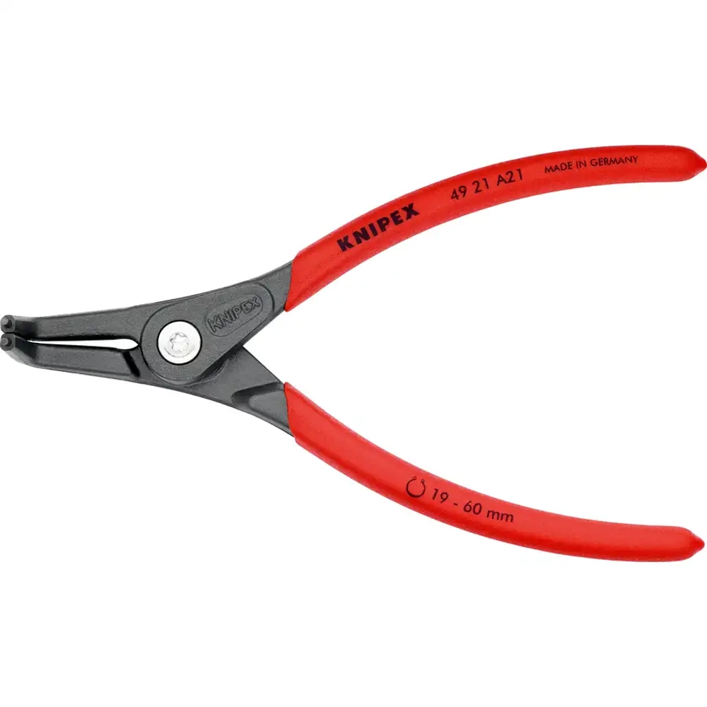 Прецизионные щипцы для стопорных колец черненая 165 мм Knipex 49 21 A21 SB