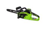 Аккумуляторная цепная пила Greenworks GD40CS18K4,2005807UA, 40v, 40 см, АКБ 2 А·ч и ЗУ