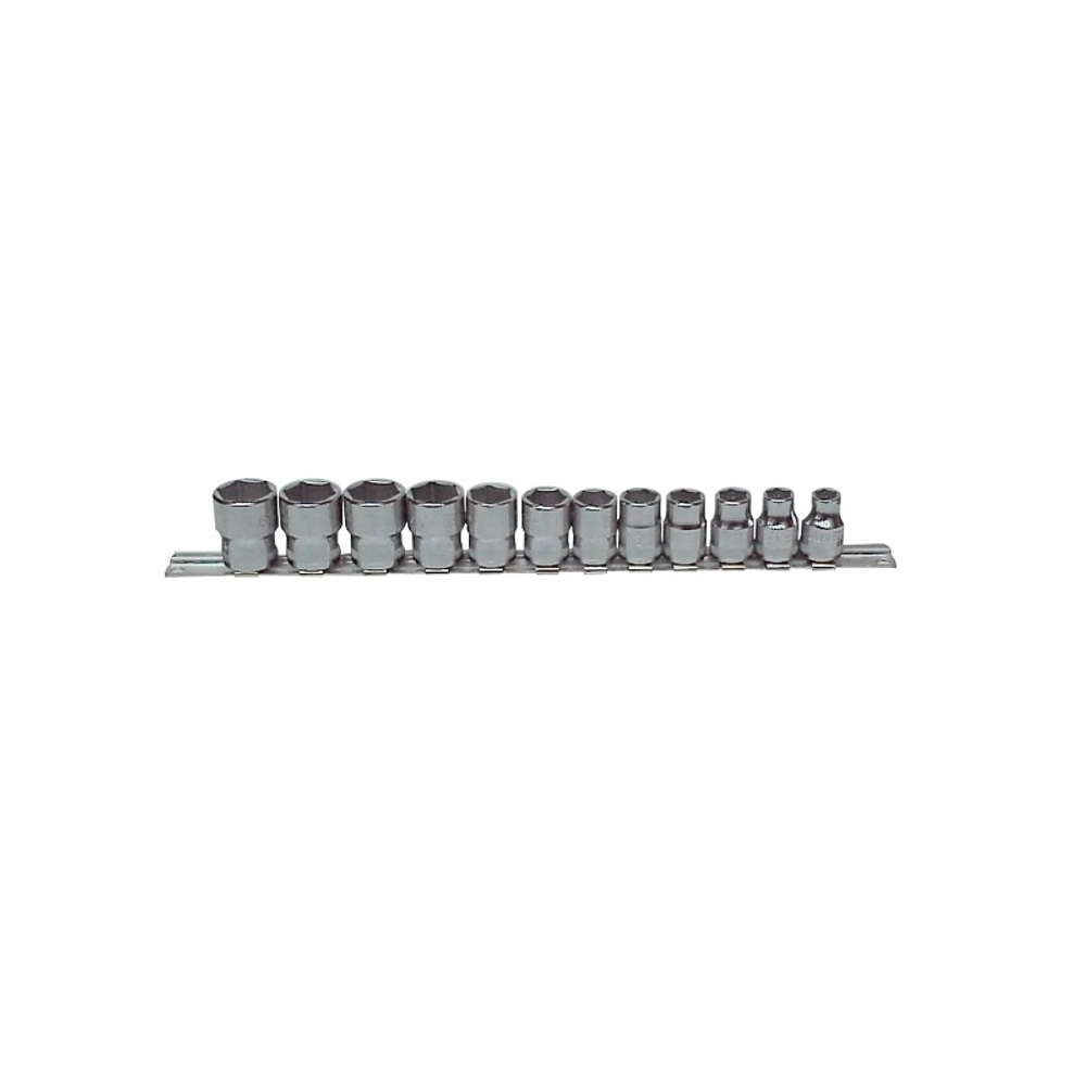 Набор головок торцевых 3/8", дюймовые размеры 1/4 - 7/8", (12 шт.),  BAHCO (Швеция)