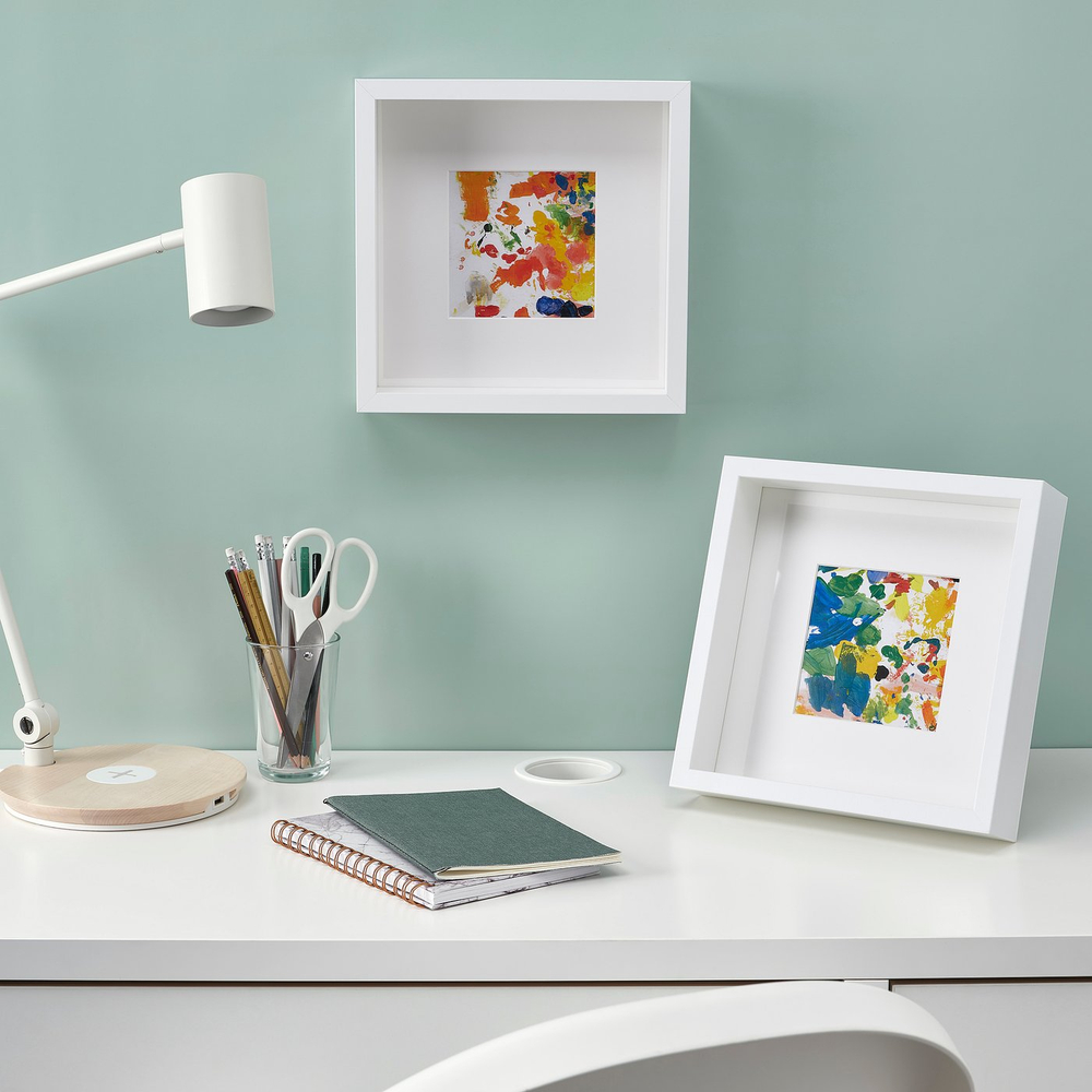 IKEA SANNAHED  (ИКЕА САННАХЕД)  -  Рамка - белый 25х25 см