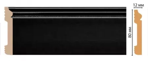 Плинтус напольный DECOMASTER D005-195ДМ (79*13*2400мм)