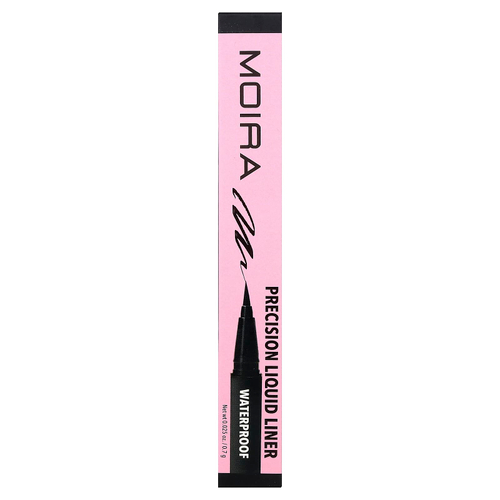 Moira Beauty, жидкая подводка, водостойкая, оттенок 01 черный, 0,7 г (0,025 унции)