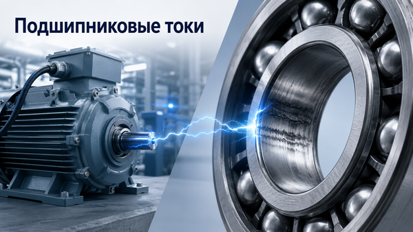 Подшипниковые токи в электродвигателях: электрическая эрозия и способы защиты