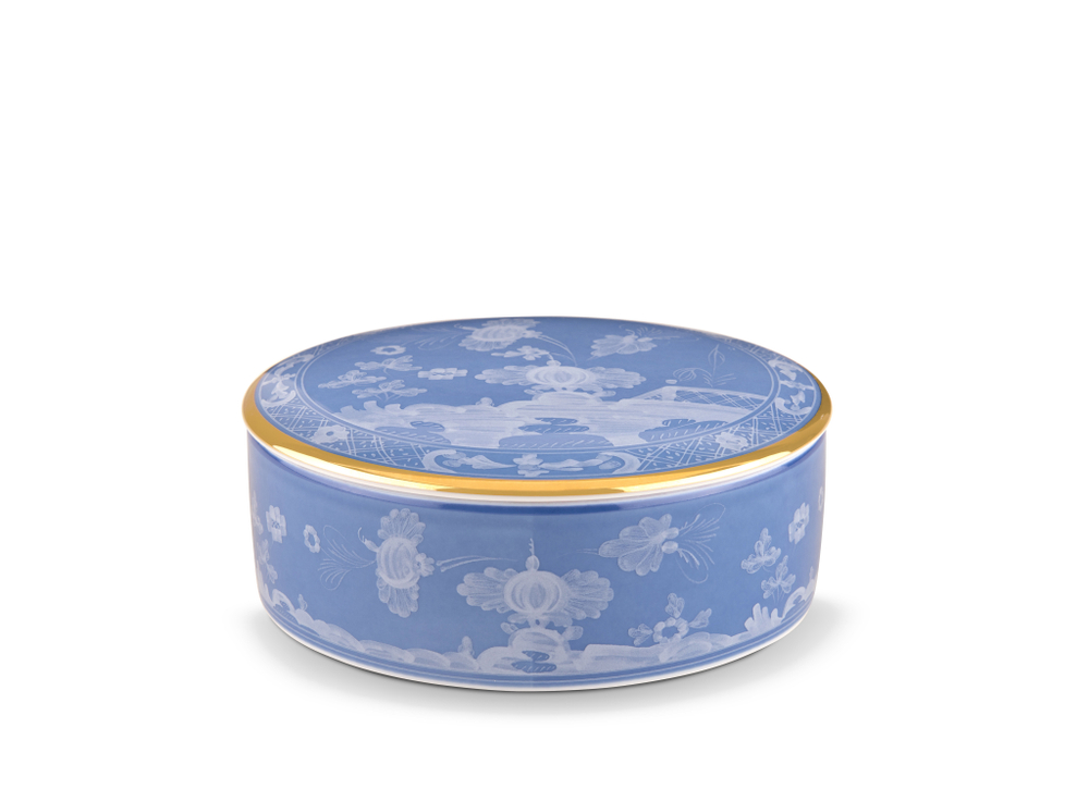 Шкатулка круглая Oriente Italiano Pervinca (13.2 см)